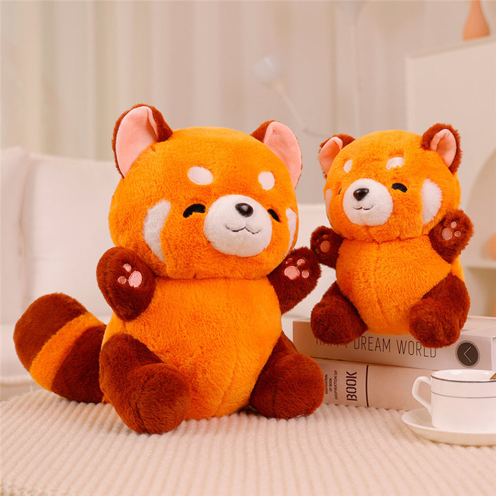 Happy Little Red Bear Plush Toy