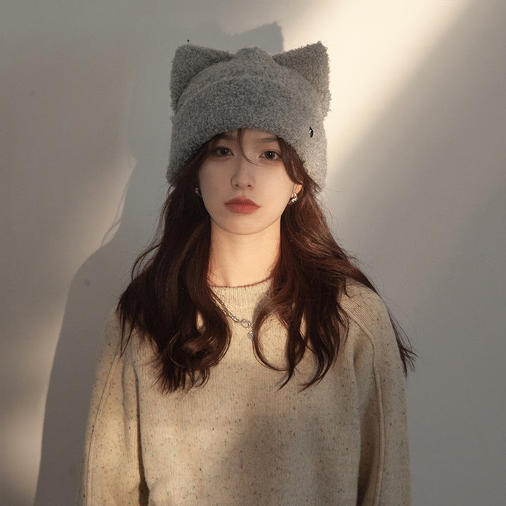 Kitty Ears Knitted Hat