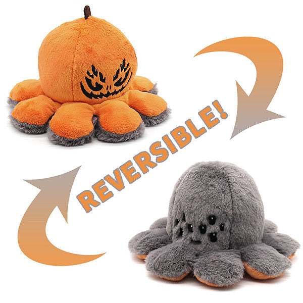 Halloween Flip Pumpkin Octopus Doll