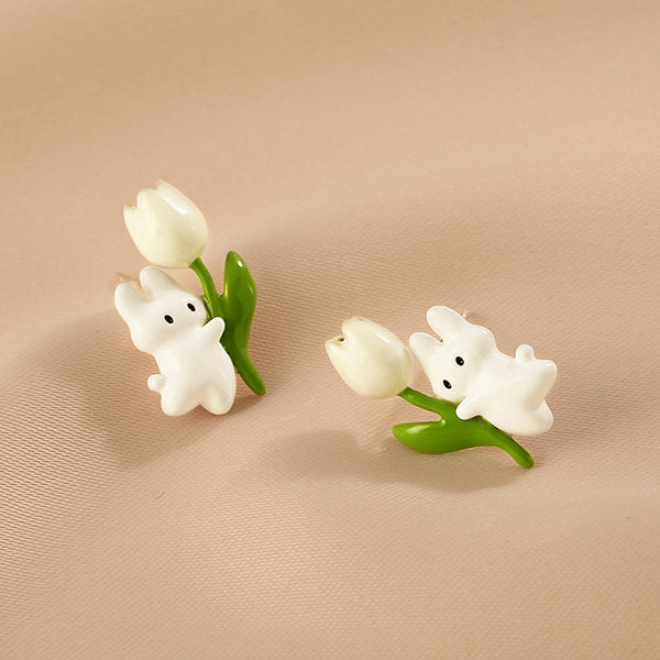 Tulip Bunny Earrings