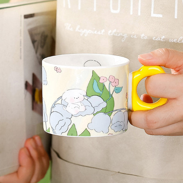 Tulip Bunny Coffee Cup