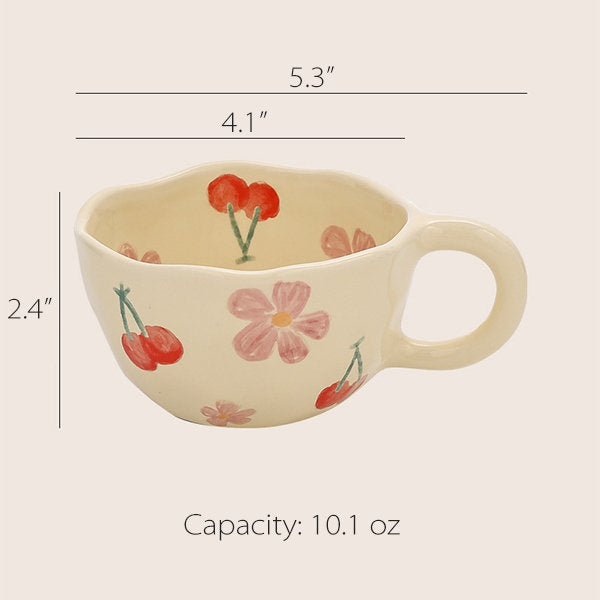 Flower Ceramic Mug