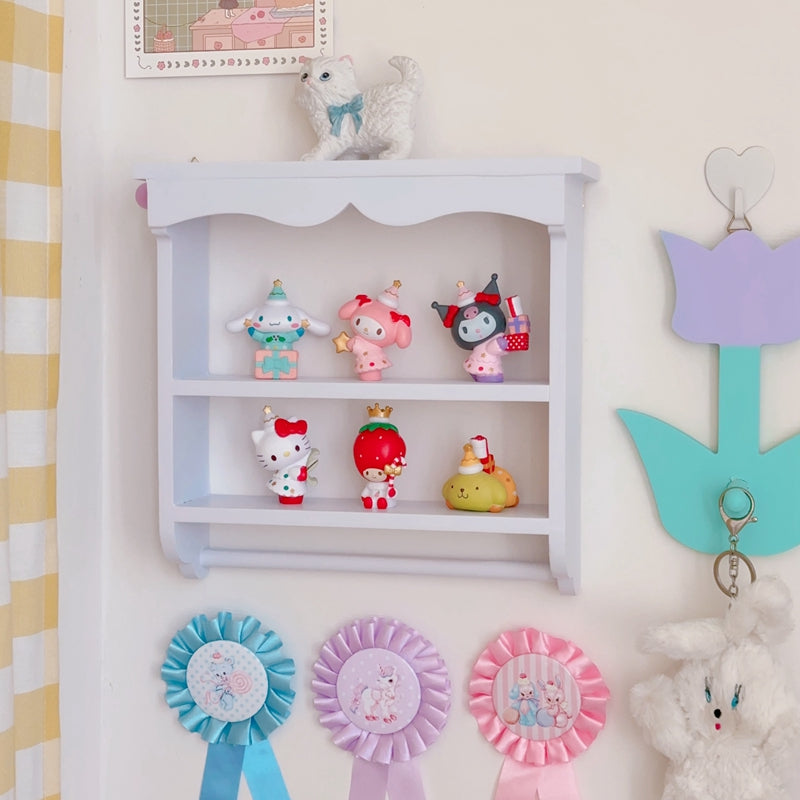 Pastel Color Decorative Display Shelf