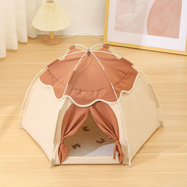 Brown Pet Tent