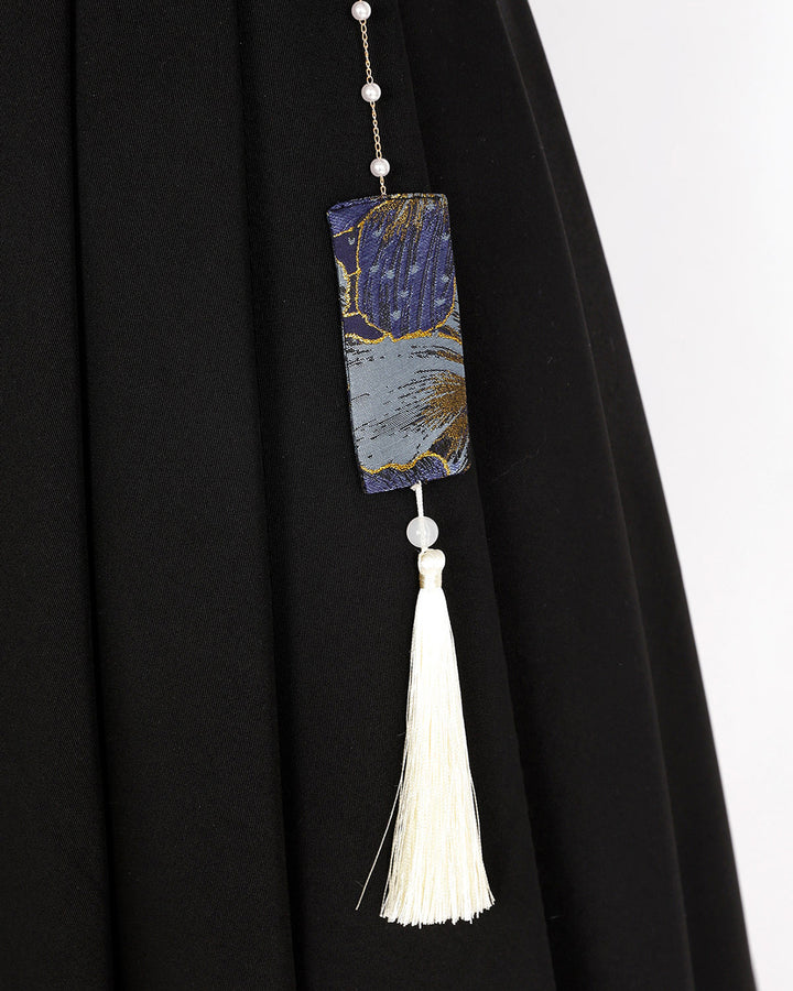 Chinese-style Frog Button Asymmetrical Dress