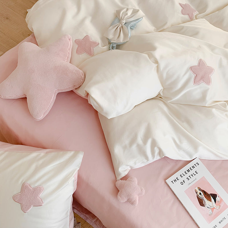 Cute Stars Cotton Bedding Set