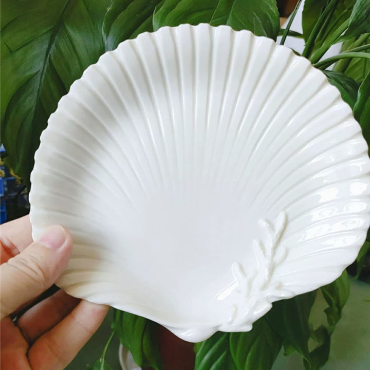 Shell Coffee Cup and Saucer