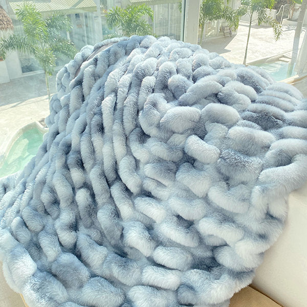 Knitted Warm Blanket