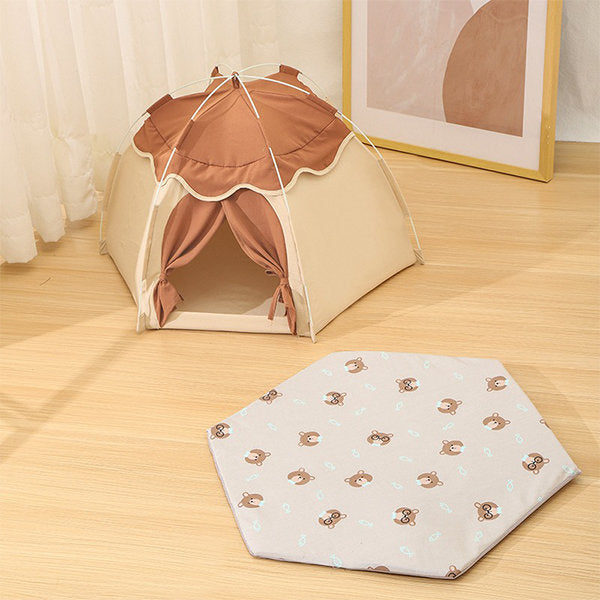 Brown Pet Tent