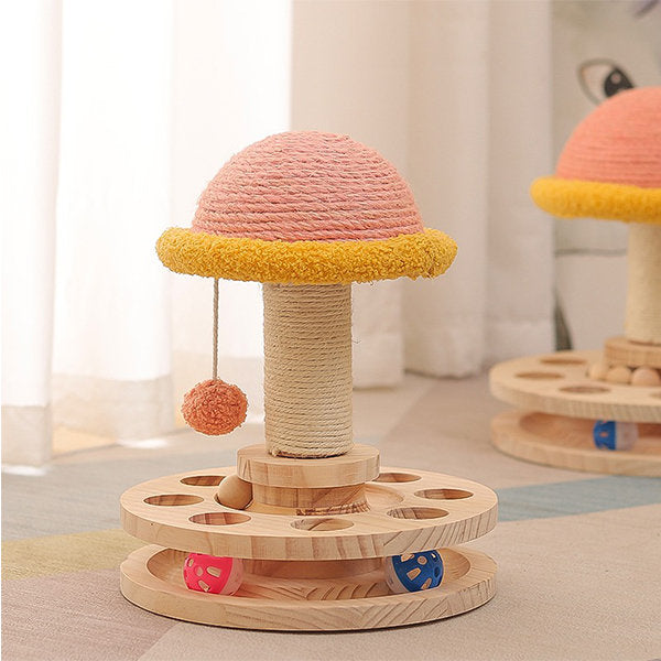 Mushroom Cat Scratching Board