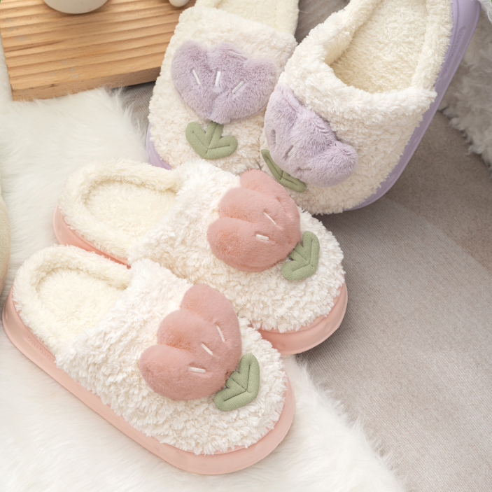 Tulip Plush Slippers