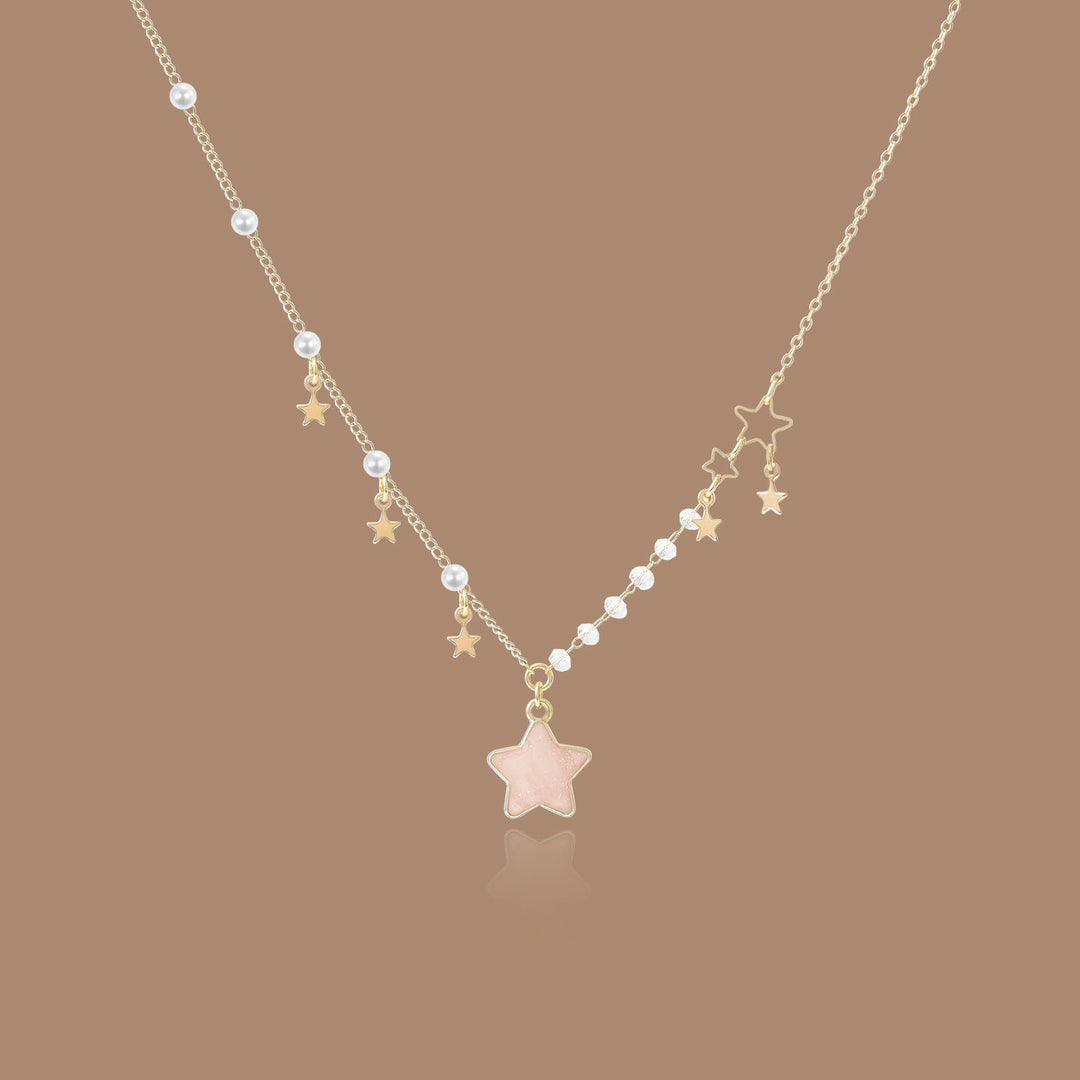 Pink Star Necklace