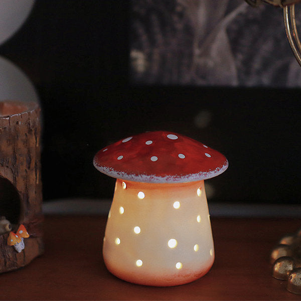 Cute Handmade Mushroom Lamp