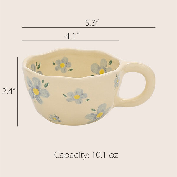 Flower Ceramic Mug