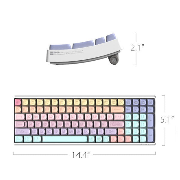 Wireless Mechanical Keyboard - 100 Keys