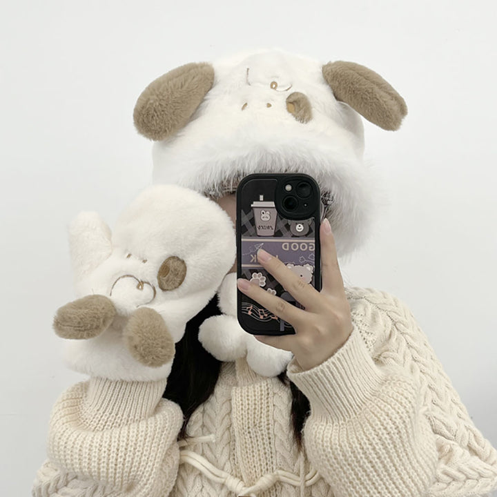 Cute Puppy Plush Hat