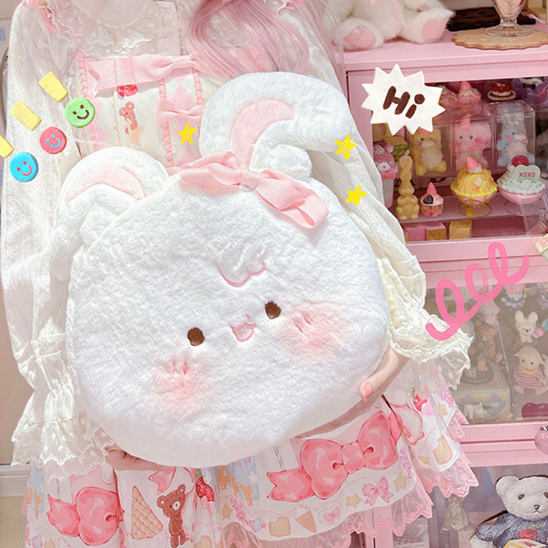 Cute Fuzzy Bunny Bag