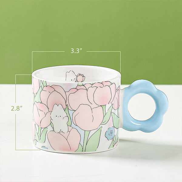 Tulip Bunny Coffee Cup