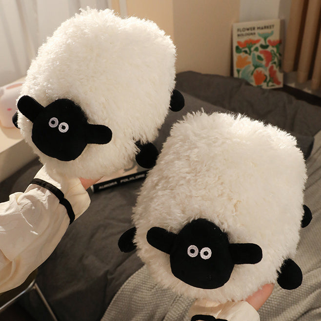 Cute Sheep Plush Slippers