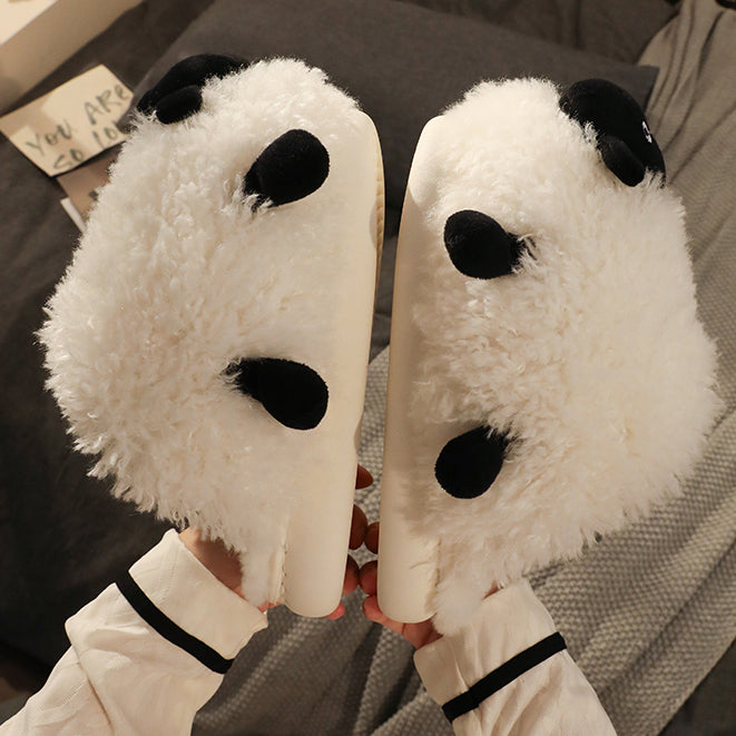 Cute Sheep Plush Slippers