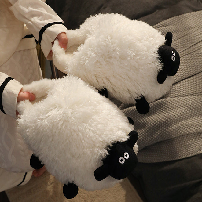 Cute Sheep Plush Slippers