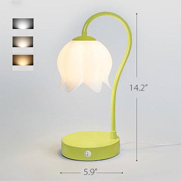 Lily of the Valley Flower Table Lamp