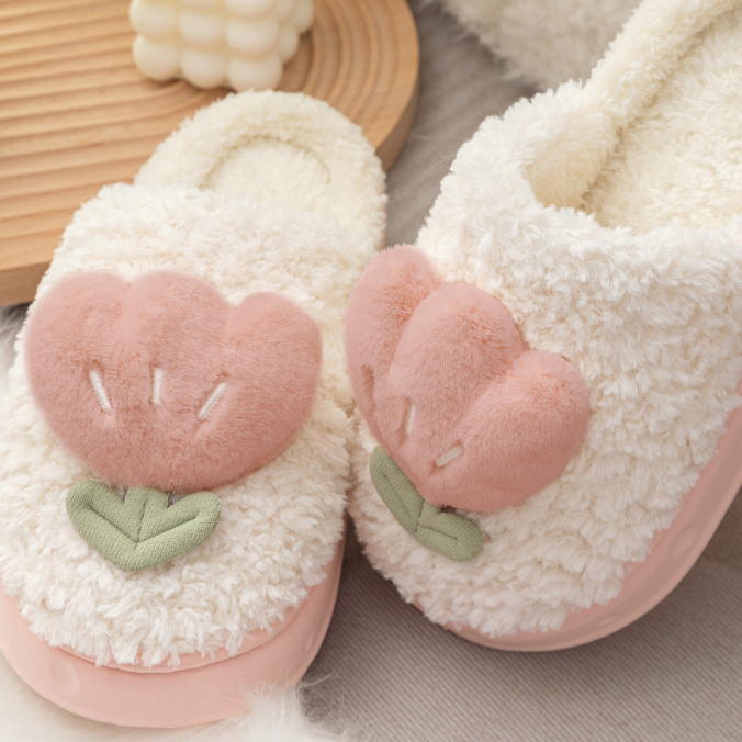 Tulip Plush Slippers