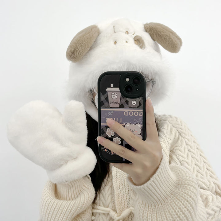 Cute Puppy Plush Hat