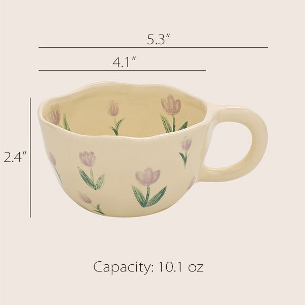 Flower Ceramic Mug
