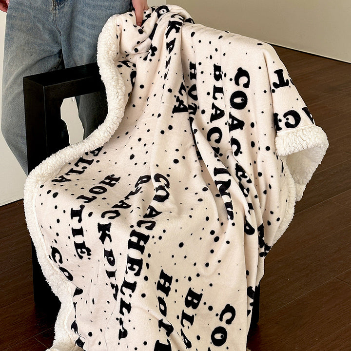 Letters Print Blanket