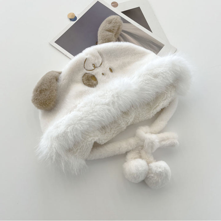 Cute Puppy Plush Hat