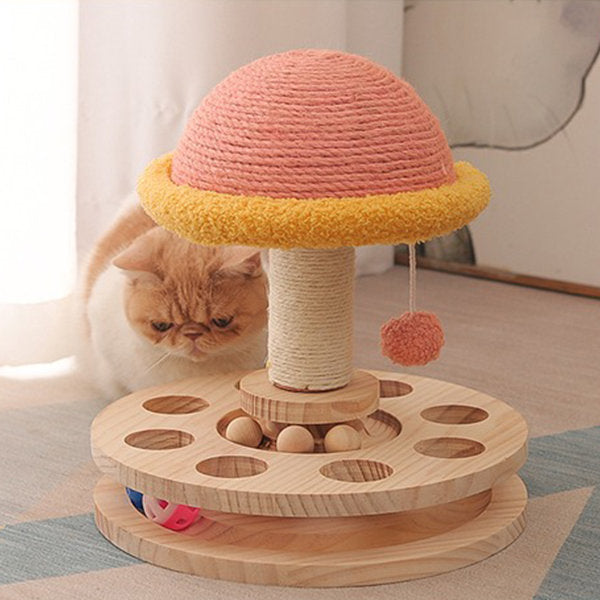 Mushroom Cat Scratching Board