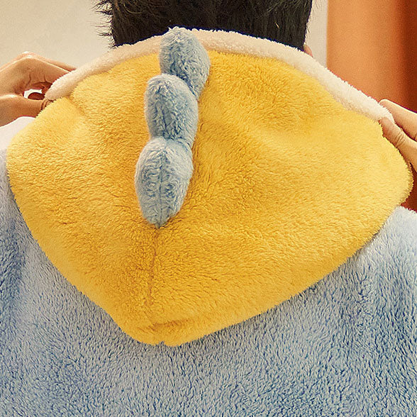 Cartoon Animal Plush Jumpsuit Pajamas