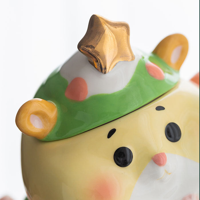 Christmas Hamster Ceramic Mug