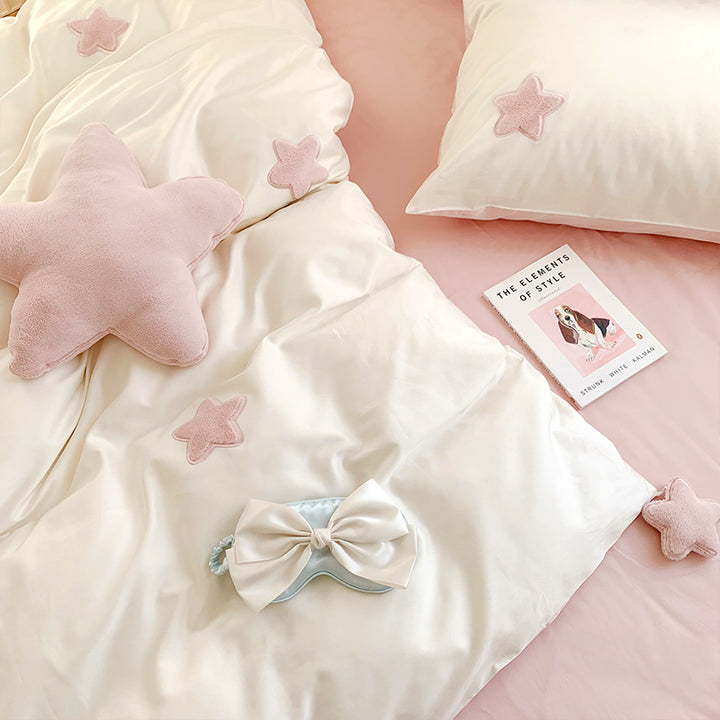 Cute Stars Cotton Bedding Set