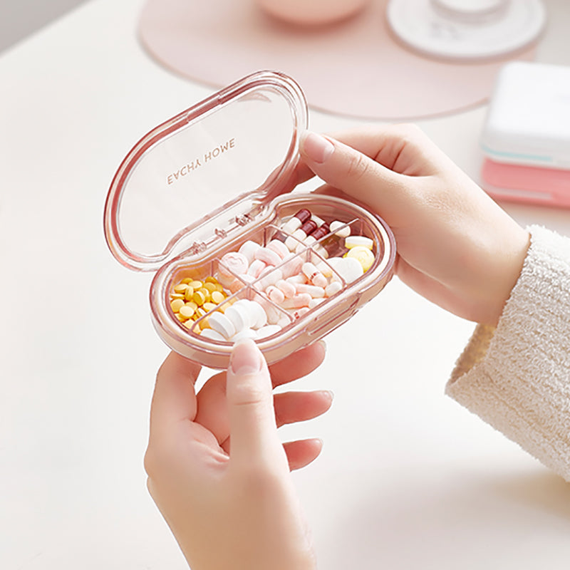 Rose Gold Pills Box