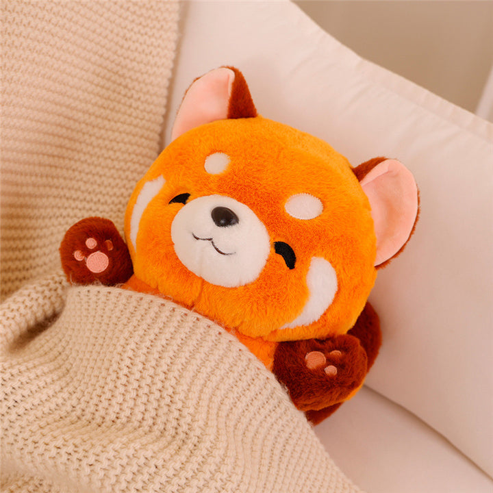 Happy Little Red Bear Plush Toy