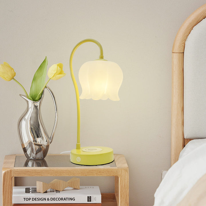 Lily of the Valley Flower Table Lamp