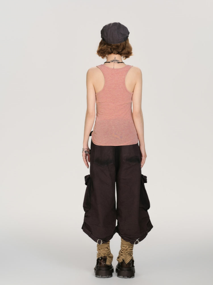 Angel Wing Print Tank Top