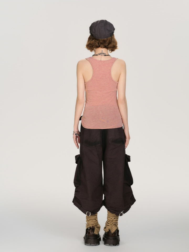 Angel Wing Print Tank Top