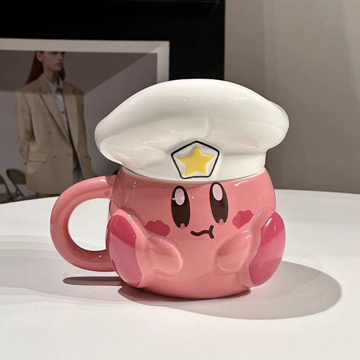 CUTE KIRBY CERAMICS MUG