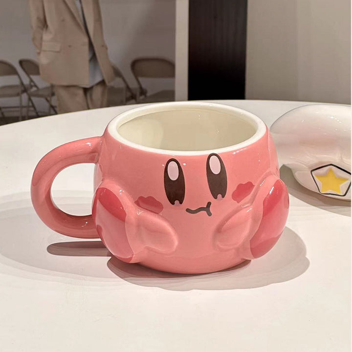 CUTE KIRBY CERAMICS MUG