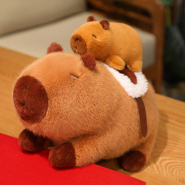 Capybara Family Plush Toy