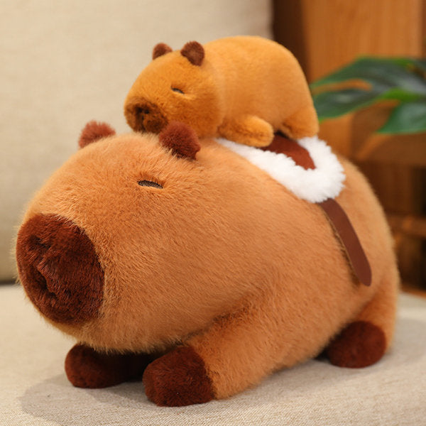 Capybara Family Plush Toy