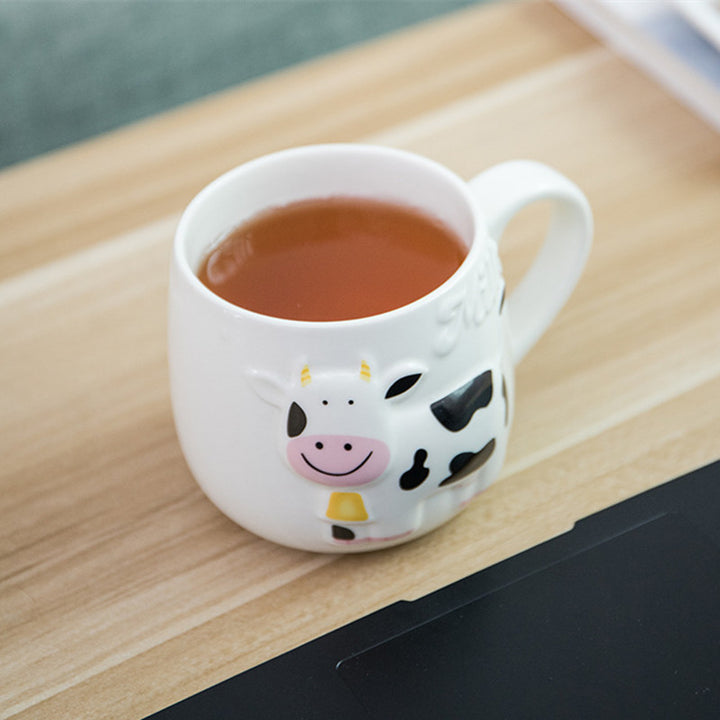 Cartoon Cow Ceramic Mug