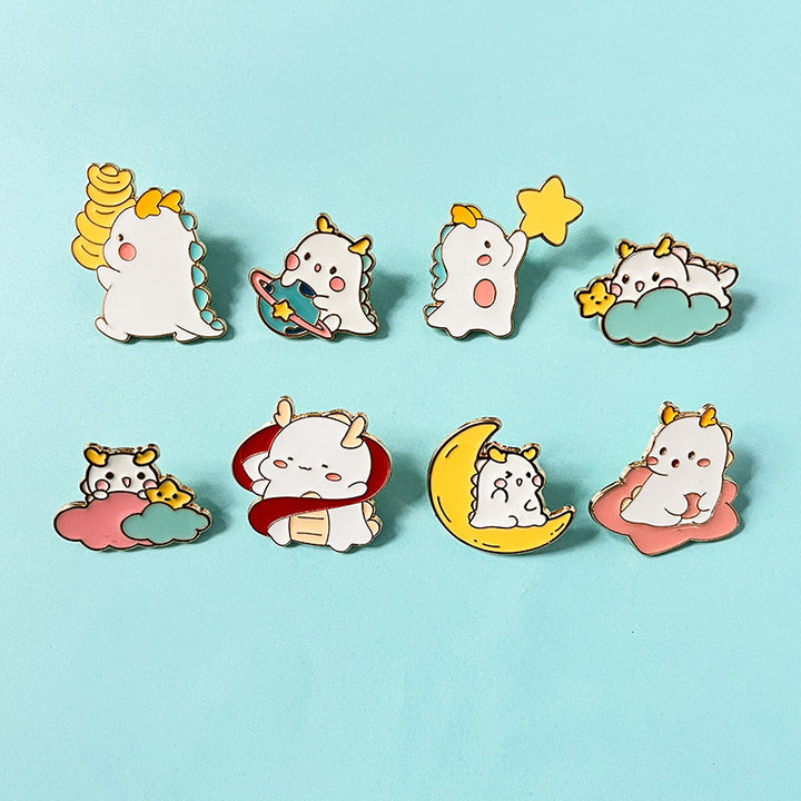 Cartoon Cute Dinosaur Brooch
