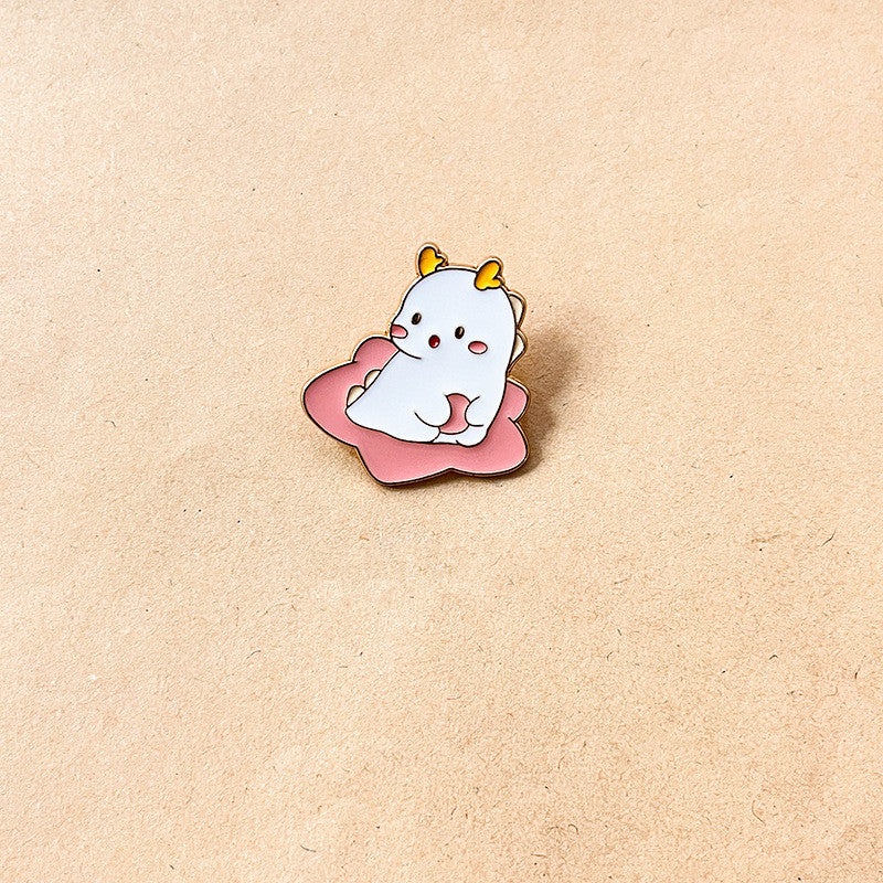 Cartoon Cute Dinosaur Brooch