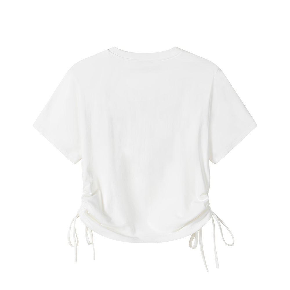 Cute Cat Print Short-Sleeve T-Shirt