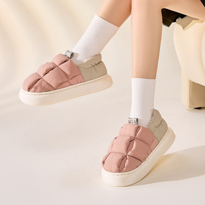 Cute Fashion Tofu Cotton Slippers