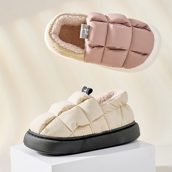 Cute Fashion Tofu Cotton Slippers